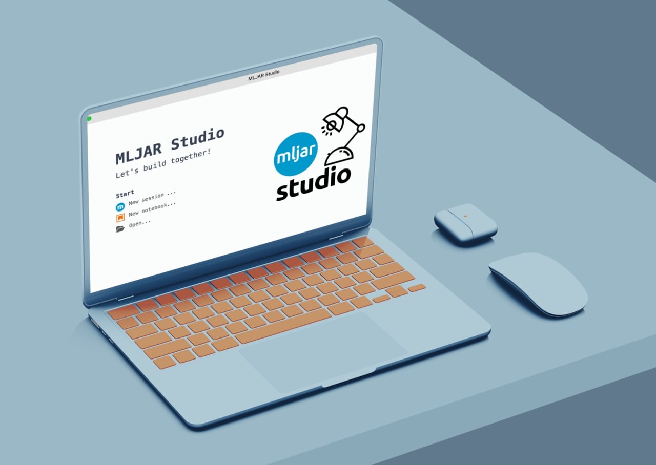 MLJAR Studio running locally in your laptop