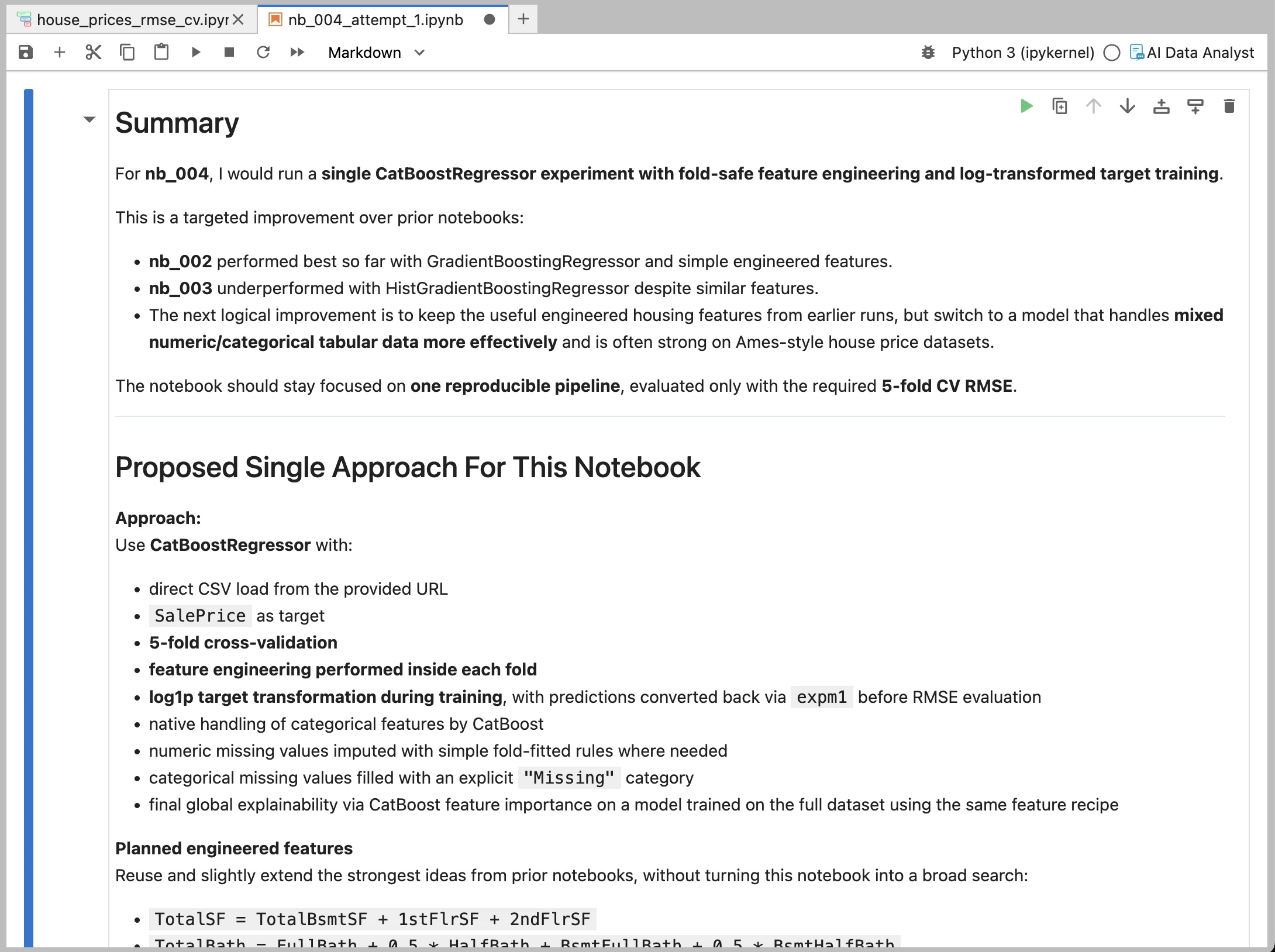 AutoLab generated notebook with experiment code and outputs