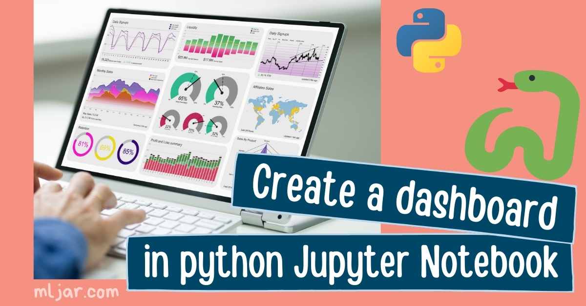 How to create a dashboard in Python with Jupyter Notebook?