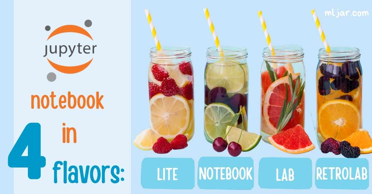 Jupyter Notebook in 4 flavors banner