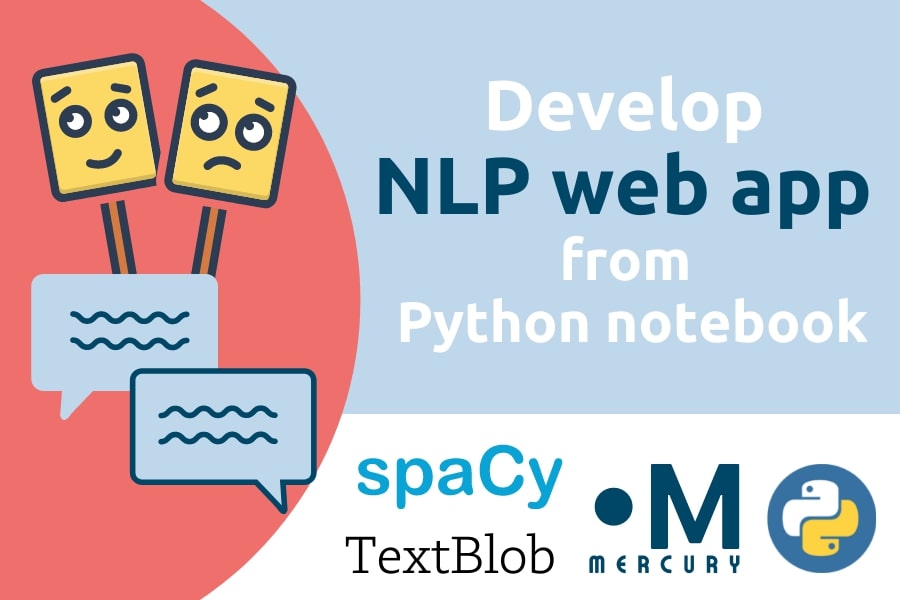 Develop NLP Web App from Python Notebook