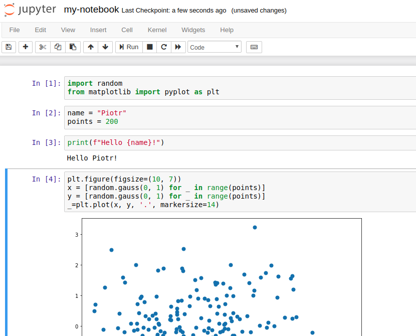 Example Jupyter Notebook