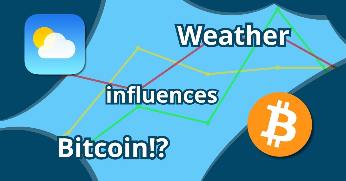 Is weather correlated with cryptocurrency price?