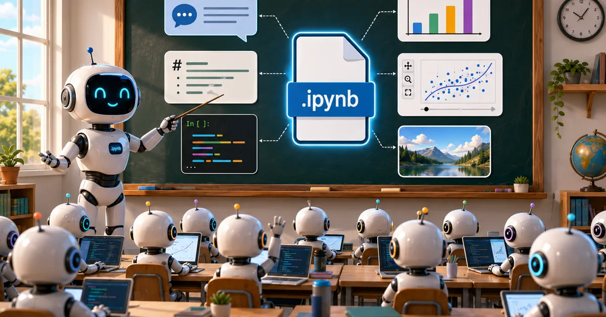 Why ipynb is a perfect format for saving AI data analysis conversations