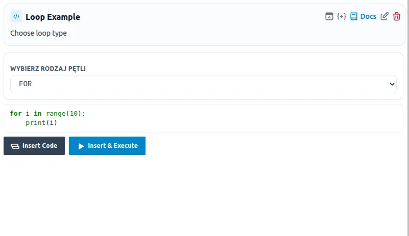 Second recipe preview after installed package