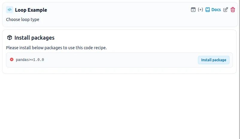 Second recipe preview