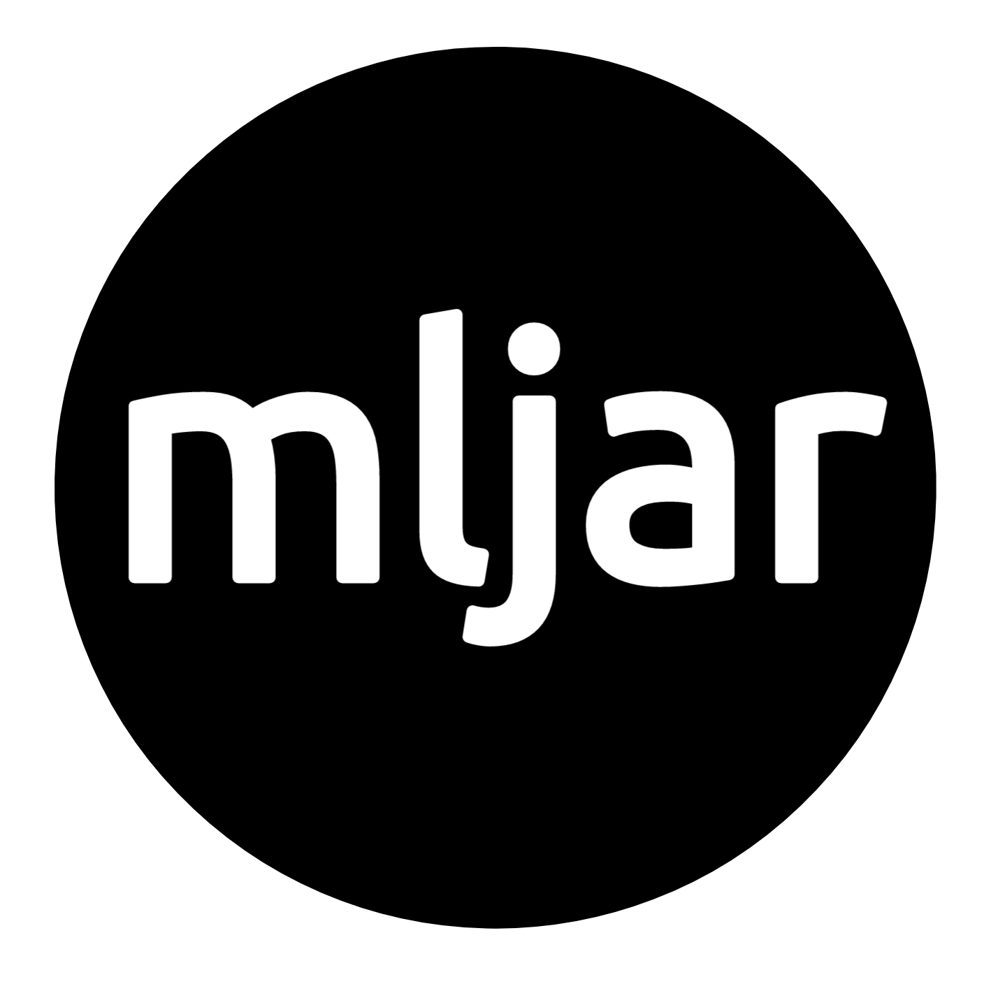 MLJAR Logo white blue