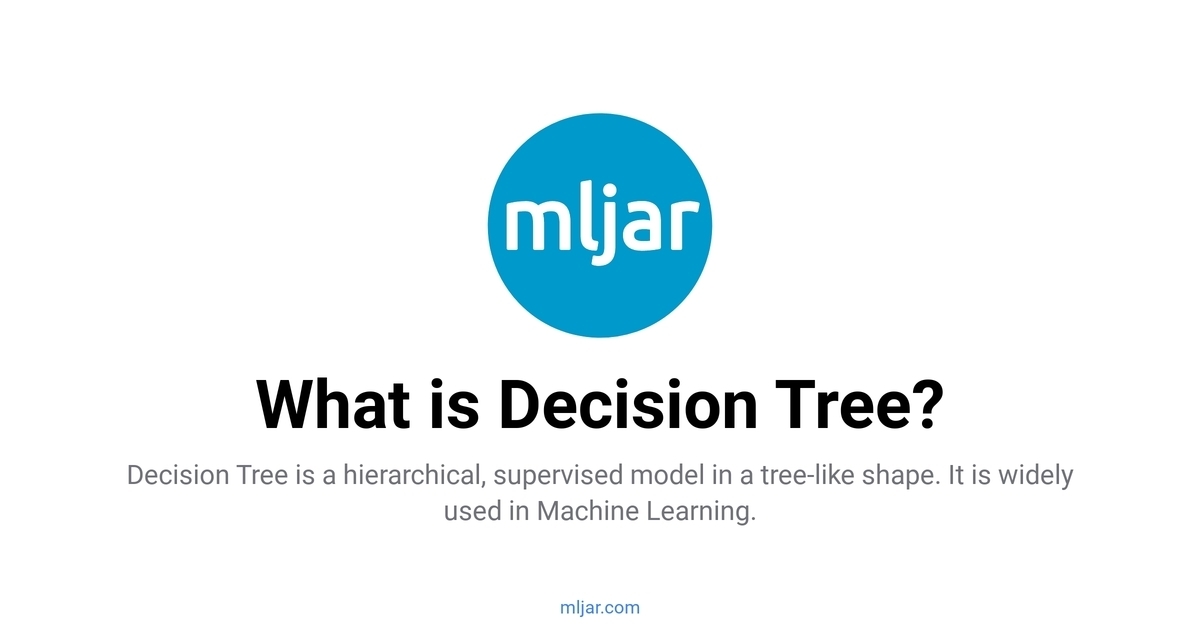 What is Decision Tree? | MLJAR