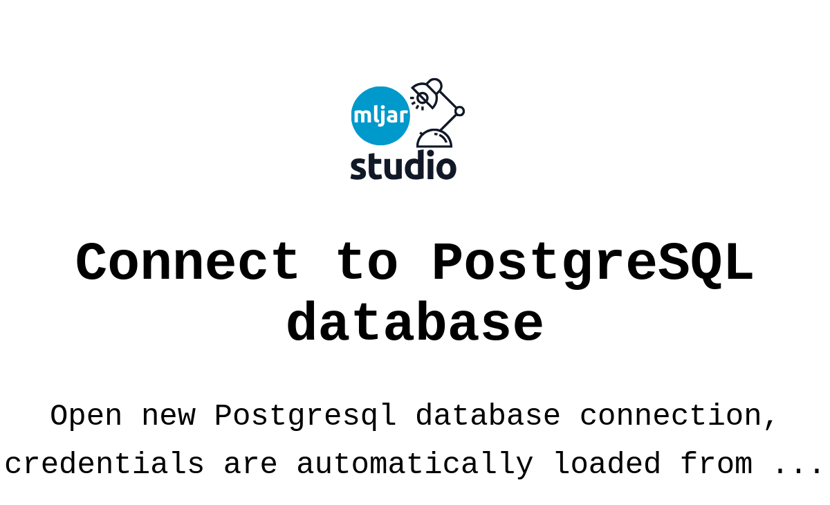 Connect to PostgreSQL database in Python