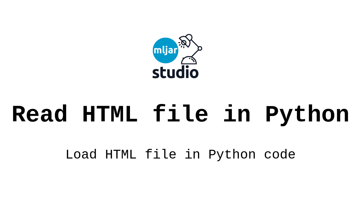 read html file content in python